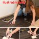 STILISTA Úszó vinyl padló 5,07m² almafa