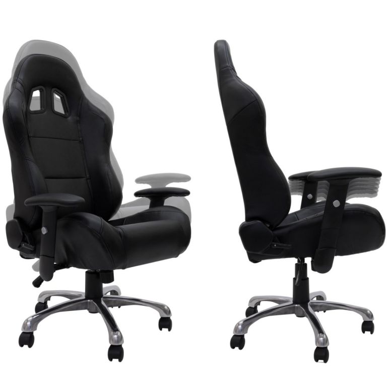 Forgószék rs series, fekete/sárga