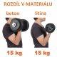 Egykezes króm súlyzó MOVIT 30 kg