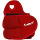 MOVIT csuklósúly, neoprén, 1,5 kg  piros