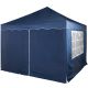Pavilon oldalfal TUIN ablakkal 3 x 3 m Kék
