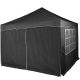 INSTENT Pavilon oldalfal 3 x 3 m antracit