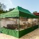 INSTENT PRO Kerti pavilon Green 3 x 6 m + 4 oldalfal