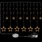 VOLTRONIC® Fényfüggöny csilag 150 LED meleg fehér
