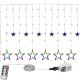 VOLTRONIC® Fényfüggöny csillag 150 LED színes