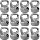 MOVIT Kettlebell 8 kg szürke/fekete