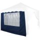 Pavilon oldalfal INSTENT® ablakkal 3 x 3 m Kék