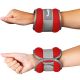 MOVIT® Neoprén fényvisszaverő csuklósúly 2 x 1 kg piros