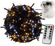 VOLTRONIC® Fényfüzér 100 LED Fehér mix sötét + vezérlő