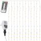 VOLTRONIC® Fényfüggöny 3 x 3 m 300 LED meleg/hideg fehér