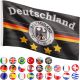 FLAGMASTER® Zászló Brazil BRA 120 x 80 cm