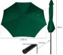 STILISTA Napernyő Market Ø 3 m 180 g/m² antracit + huzat