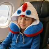 Utazópárna kapucnis gyerekeknek kakas