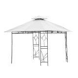 Kerti pavilon KLAUDIE - 3 x 3 x 2,6 m - fehér