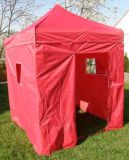 Kerti sátor DELUXE 2 x 2 m - piros