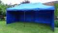Tradgard Kerti pavilon DELUXE 3 x 6 m kék + oldalfal