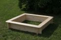 T-Wood Négyzet alakú homokozó 120 x 120 x 26 cm