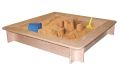 T-Wood Négyzet alakú homokozó 120 x 120 x 26 cm