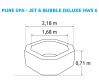 Intex Masszázsmedence PureSpa Jet Bubble Deluxe HWS 6