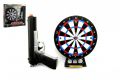 Lézerpisztoly 23 cm + céltábla 19cm elem/műanyag/fény/hang
