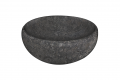 Mosdókagyló márvány LENIS Black Ø43 cm