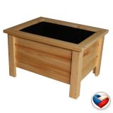 Fa virágcserép Maceta lábakkal 58×45×37 cm cseh gyártmány