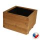 Fa virágcserép Flor THERMOWOOD  42x42x31 cm cseh gyártmány