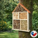 Rovarhotel méheknek és katicabogaraknak 47×76 cm cseh gyárt