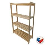 Gaboni Polcos állvány 4 polcos 133 x 70 x 33 cm