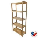 Gaboni Polcos állvány 5 polcos 173 x 70 x 33 cm