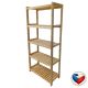 5 polcos fa polc 173×70×33 cm fenyő cseh gyártmány