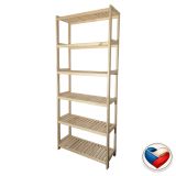 Gaboni Polcos állvány 6 polcos 213 x 70 x 33 cm