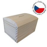Fából készült érmeláda 13,5 x 8 x 10