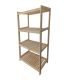 Gaboni Polcos állvány 4 polcos 133 x 70 x 43 cm
