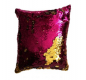JAHU Párnahuzat flitteres MAGIC 40 x 40 cm fukszia/arany