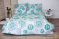 Ágyneműhuzat készlet Dita Mandala türkiz - 140 x 200 cm