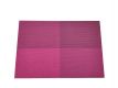 JAHU Tányéralátét sakk PVC Fukszia