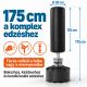 Szabadon álló bokszzsák 175 cm 12 tapadókoronggal