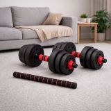 Súlyzó készlet 2 az 1 egykezes és kétkezes 20 kg