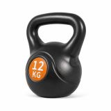 12 kg-os műanyag kettlebell cementtöltettel