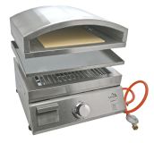 Cattara Gázgrill asztali sütő pizzasütő + grillap 50 x 19 cm
