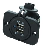 COMPASS Csatlakozó aljzat 2x USB 2,1 A