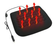 COMPASS  Fűtött üléspárna MANAGER termosztáttal 12V