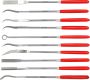 YATO Gyémánt tűreszelő készlet 3 x 140 mm 10 db 25 mm