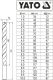 Csigafúró készlet YATO HSS-COBALT