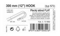 Ablaktörlő Flat bulk (hook) 12" - 300 mm