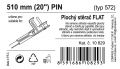 Ablaktörlő FLAT BULK (PIN)  20"/510 mm