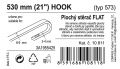 Ablaktörlő Flat bulk (hook) 21/ 530 mm
