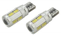 Compass Izzó10 SMD LED 12V, T10 CAN-BUS fehér 2 db