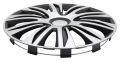 Dísztárcsa készlet Spider 16" 4db - fekete/ezüst